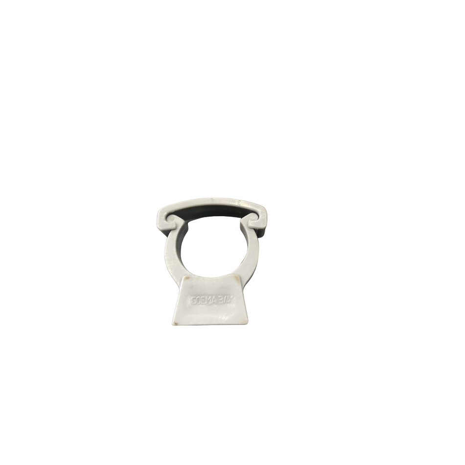 CLAMP-3/4 L/GREY C/W CLIP