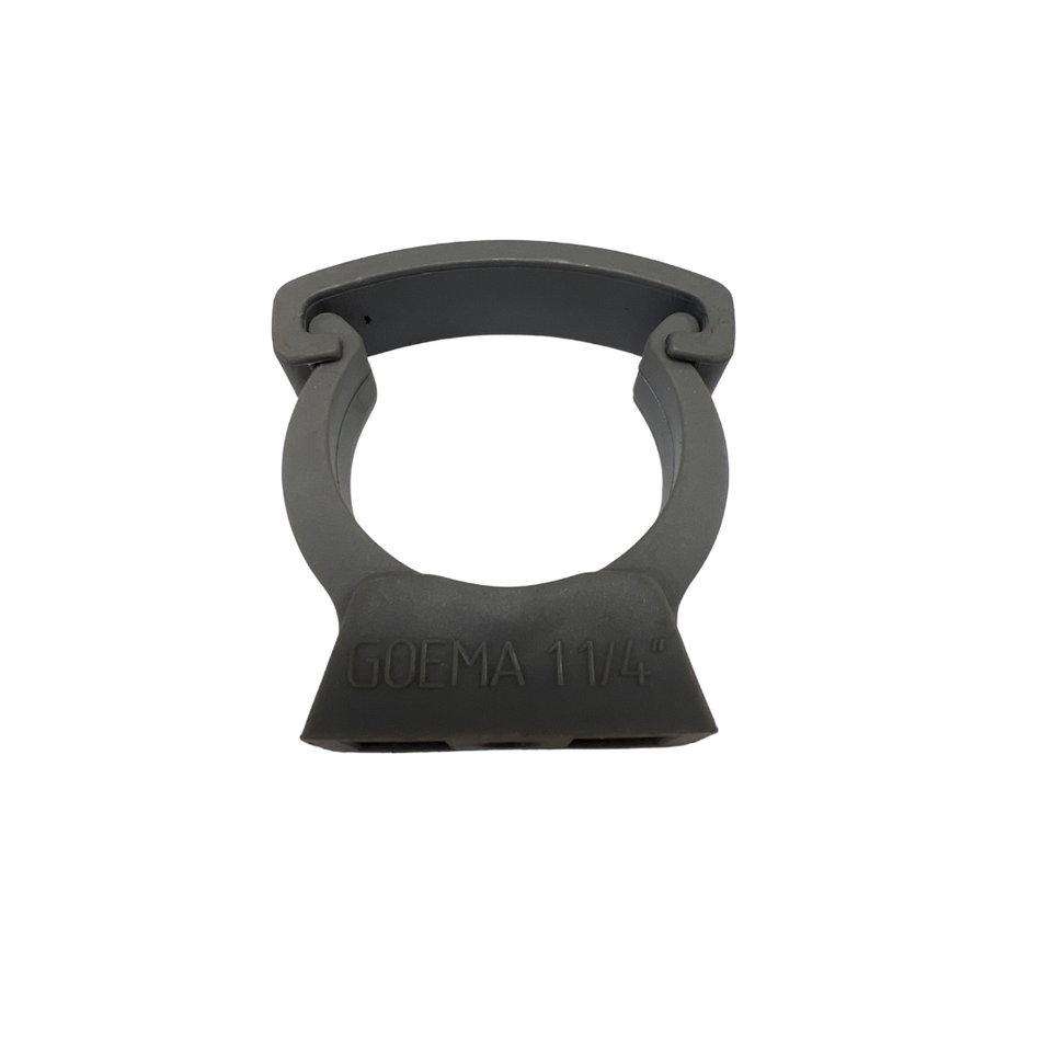 CLAMP-1 1/4 L/GREY C/W CLIP