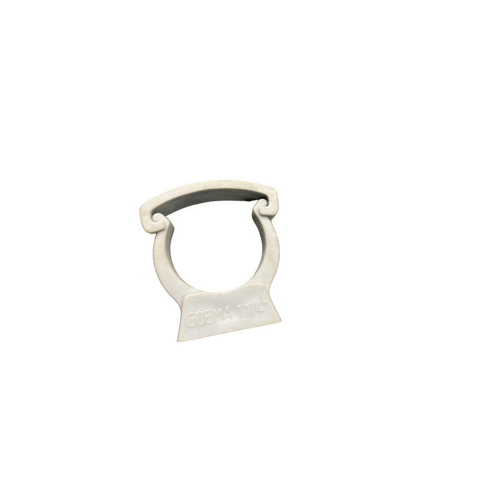 CLAMP-1 1/4 L/GREY C/W CLIP