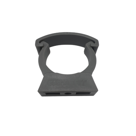 CLAMP-1 1/2 L/GREY C/W CLIP