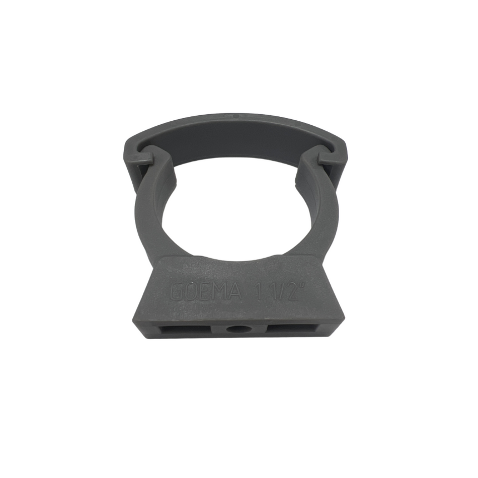 CLAMP-1 1/2 L/GREY C/W CLIP