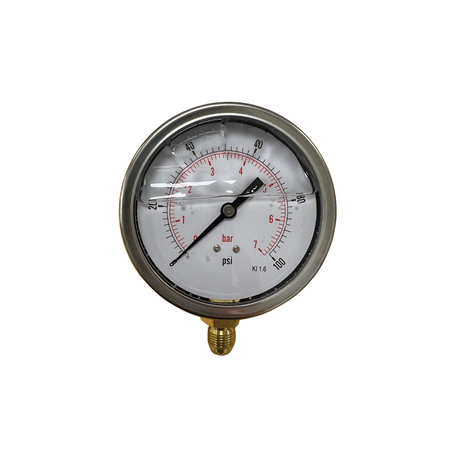 GAUGE, SPRAY, 7 BAR, Ø100
