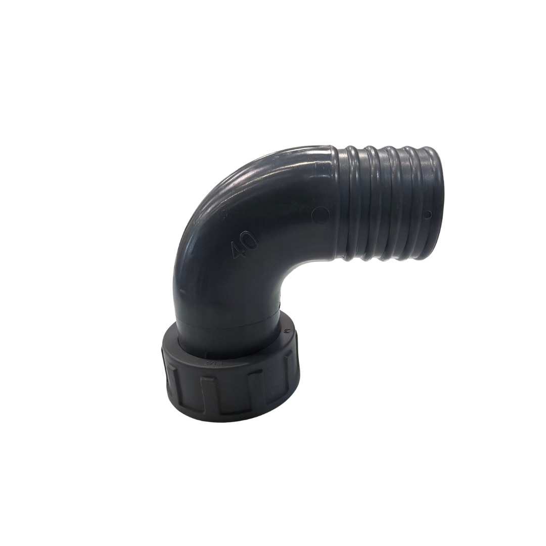 CAP & LINER 90O 1 1/4 HOSETAIL