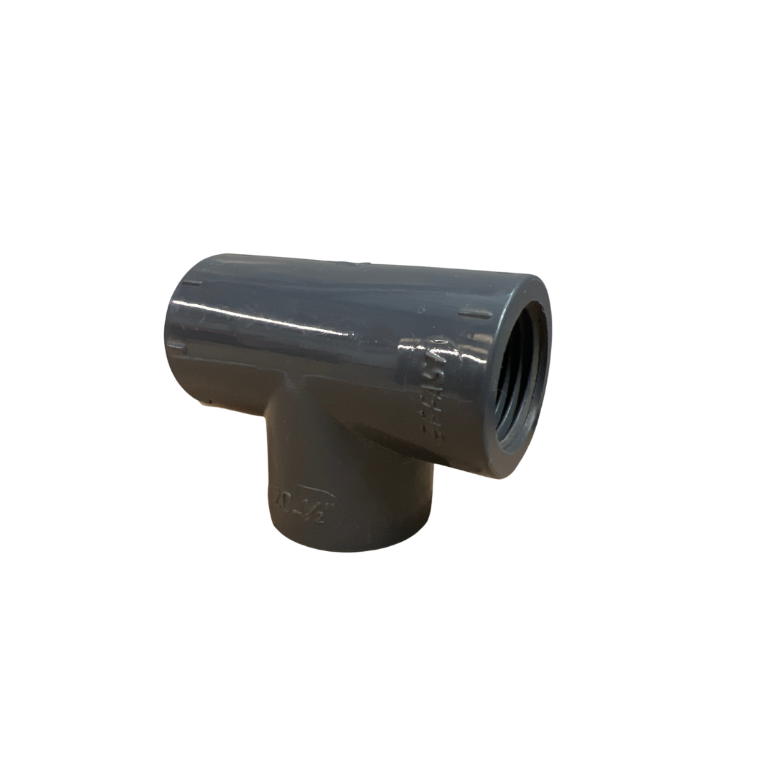 TEE SOLVENT 1/2 FM THREADED