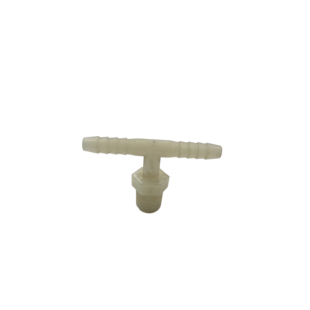 TEE 1/4 M THREAD X 1/4 BARBED