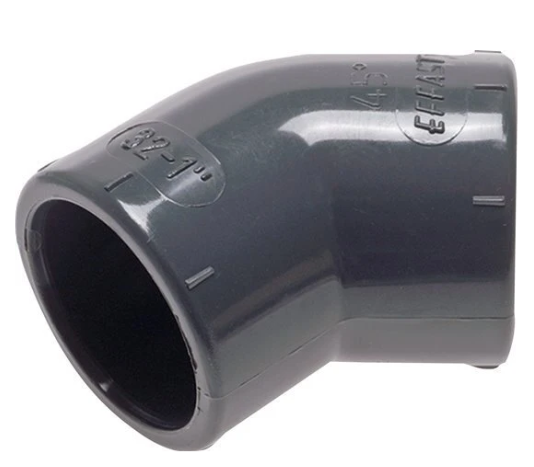 ELBOW, 45°, FF, G3 - PVC