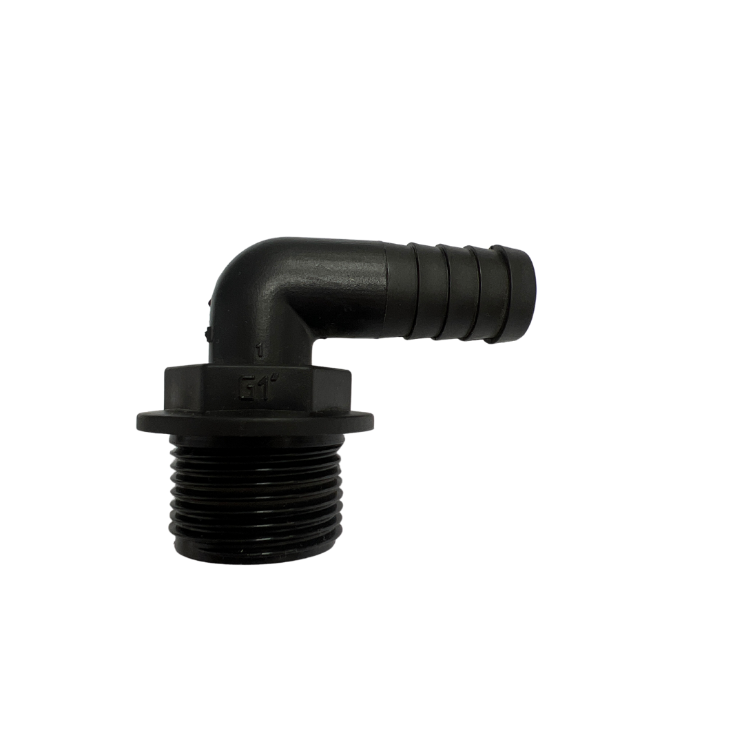 ELBOW 90O - 1/4M X 1/2 BARB