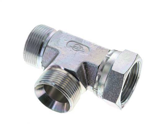 HYD. TEE, MFM, G1/4"