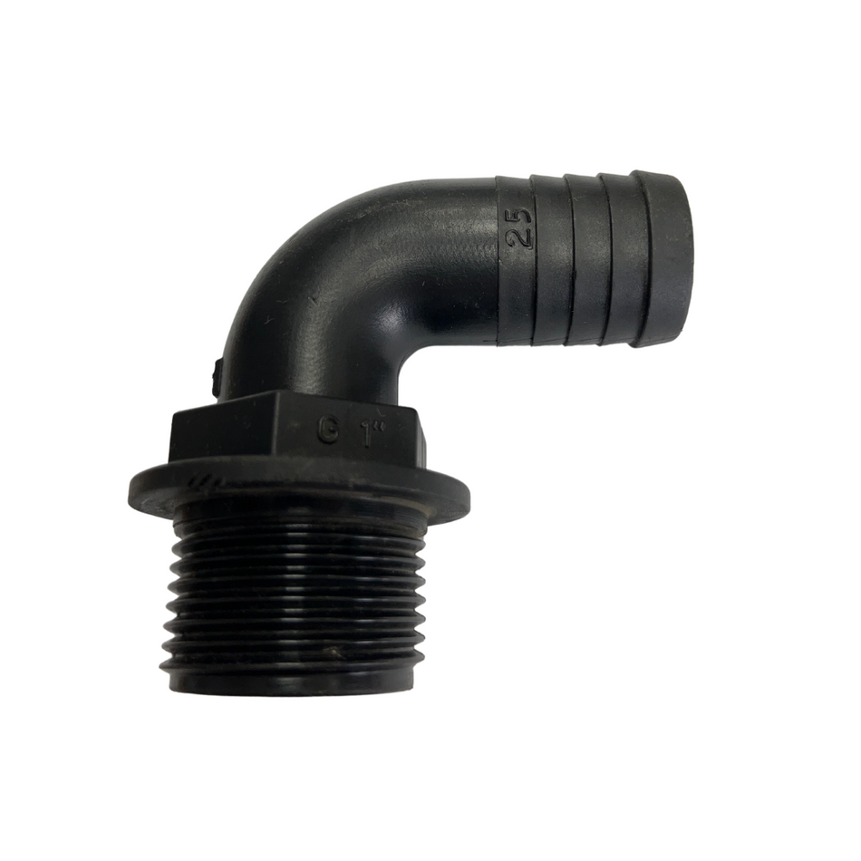 HOSETAIL, 90°, ¾M X 1 BARB