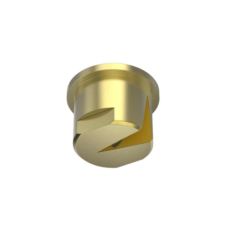 OFF CENTRE FLAT FAN OC08  BRASS